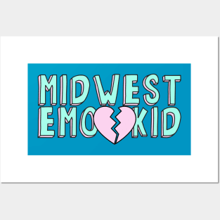 Midwest Emo Kid Posters and Art